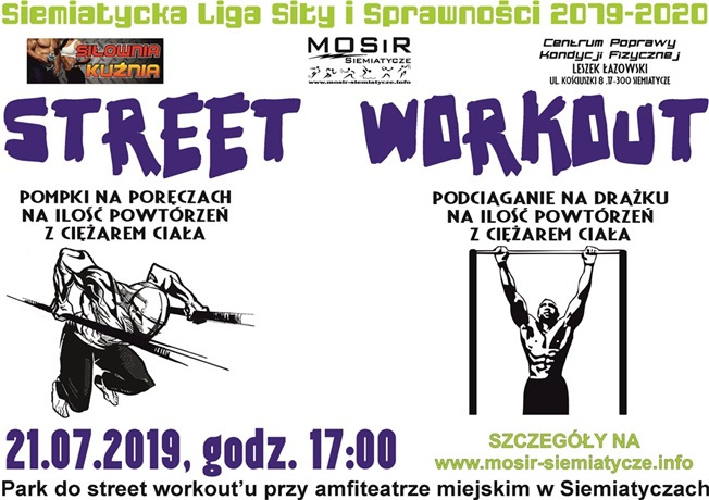 Plakat street workout cc1