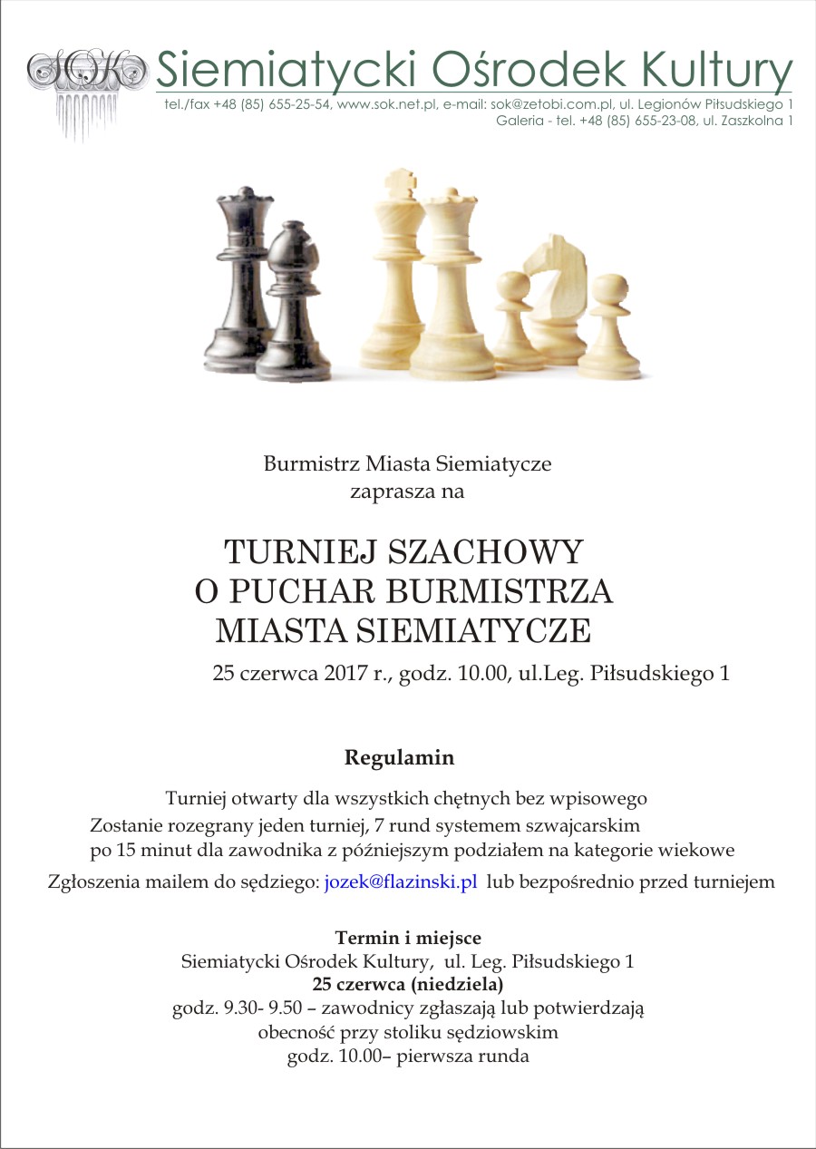 turniej szachy 2017